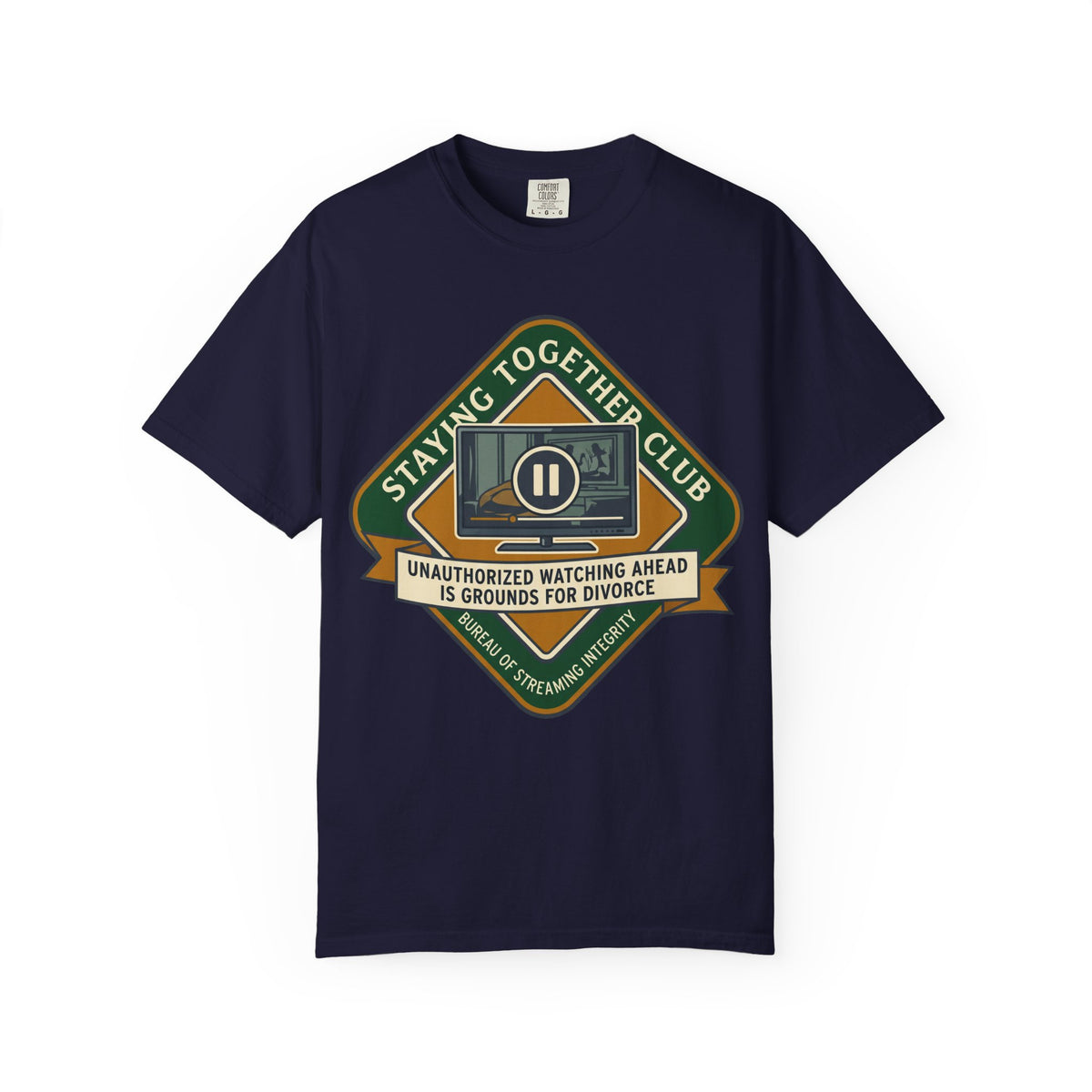 Unauthorized Watching Ahead – Funny Marriage T-Shirt