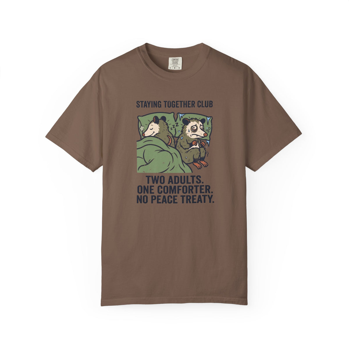 The Blanket Border Dispute – Funny Couples T-Shirt