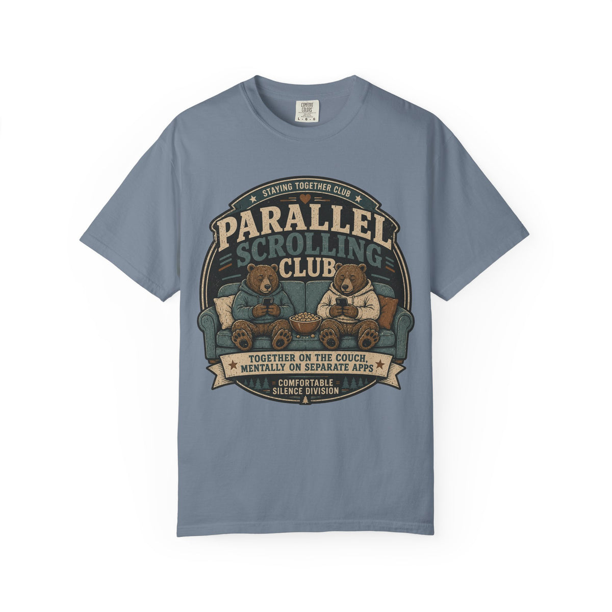 The Parallel Scrolling Club – Funny Couples T-Shirt