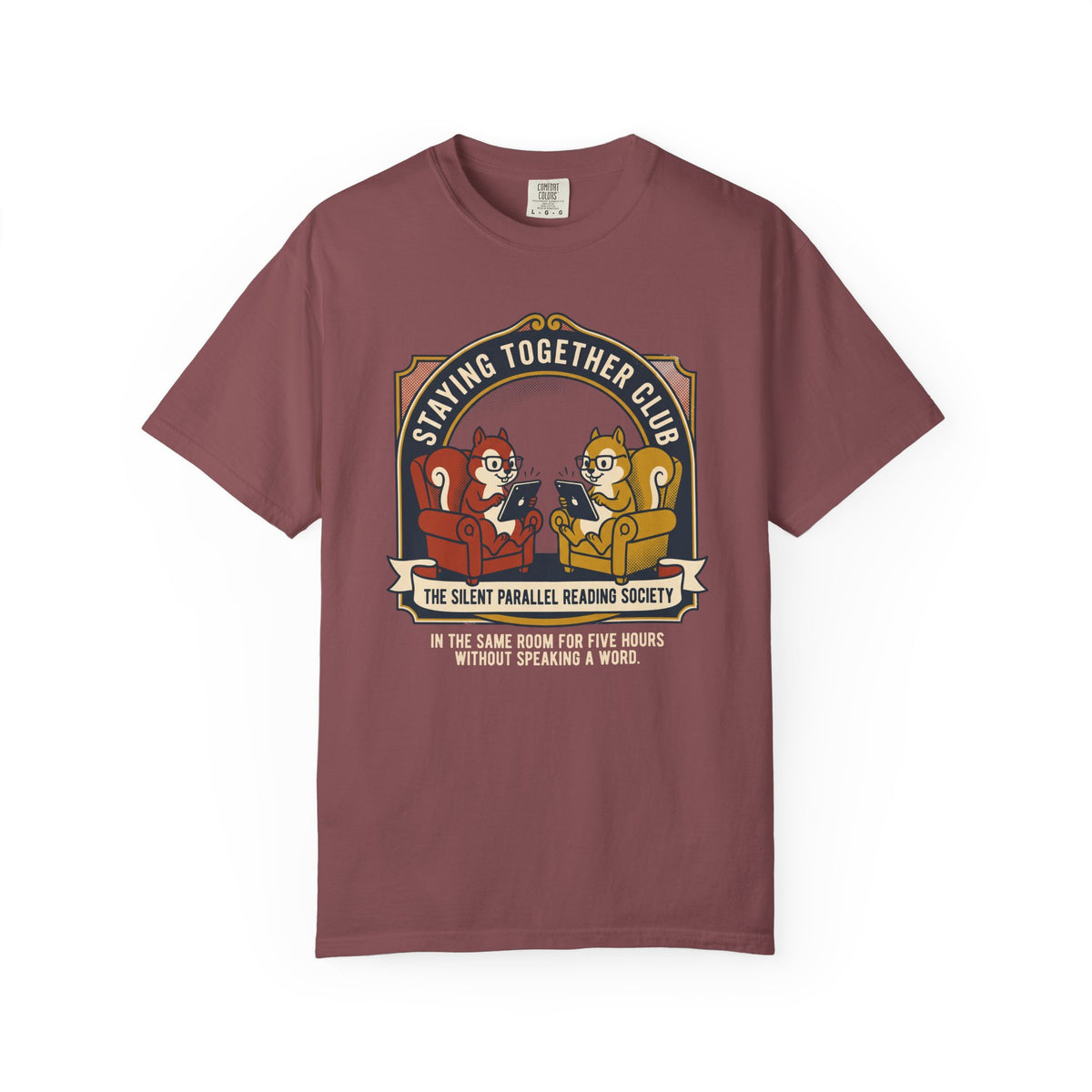 The Silent Parallel Reading Society – Funny Couples T-Shirt