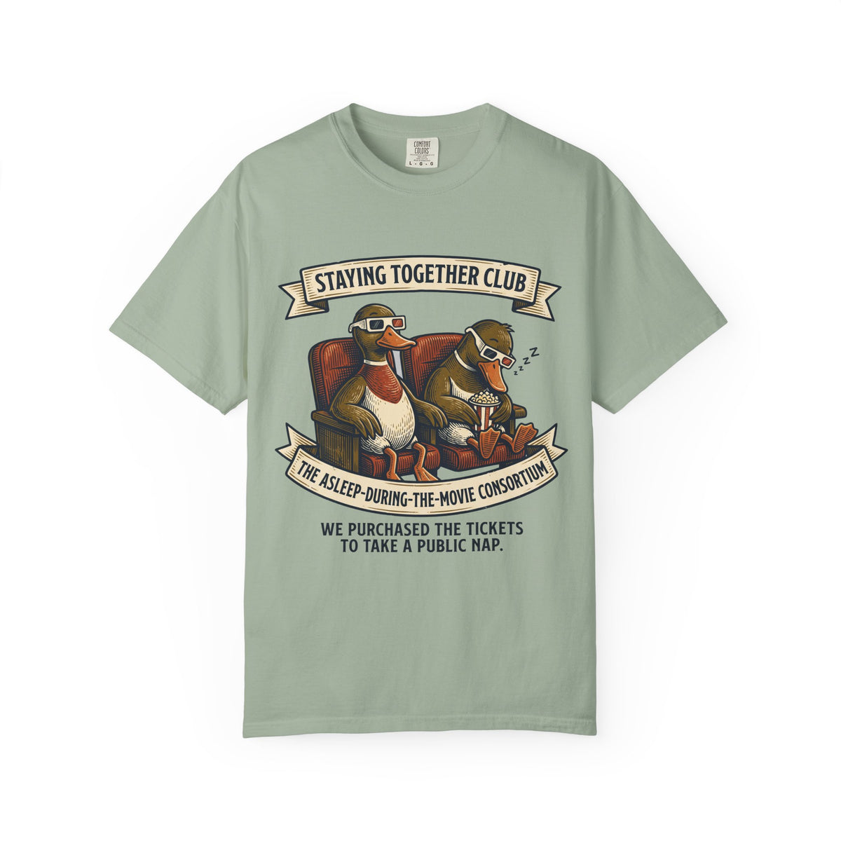 Asleep During the Movie – Funny Couples T-Shirt