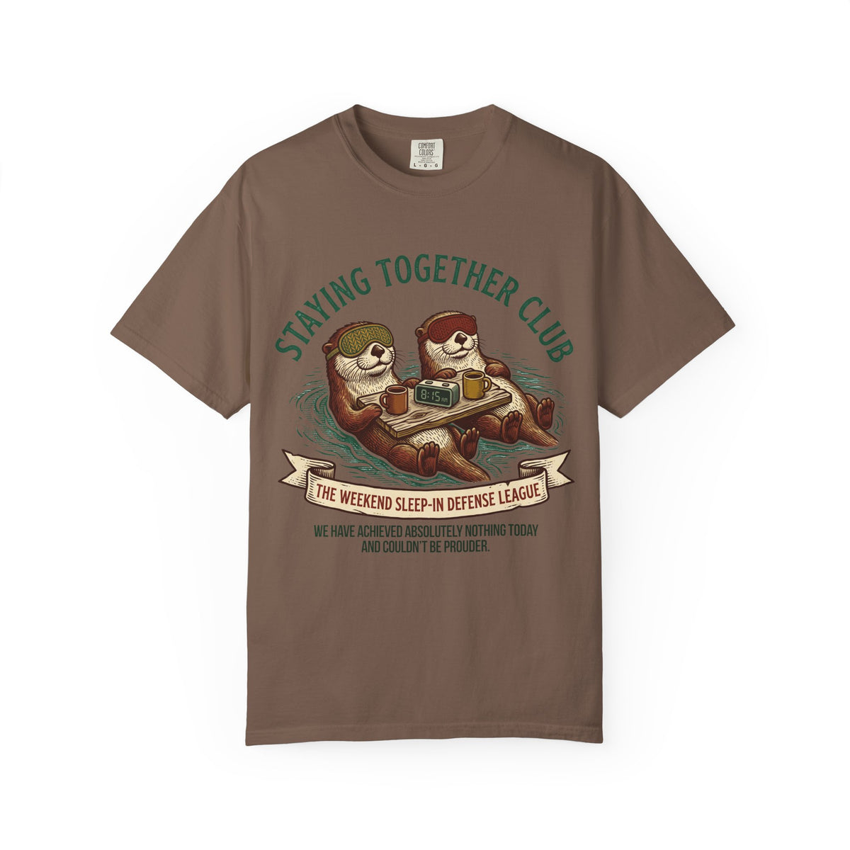 The Weekend Sleep-In Defense League – Funny Couples T-Shirt