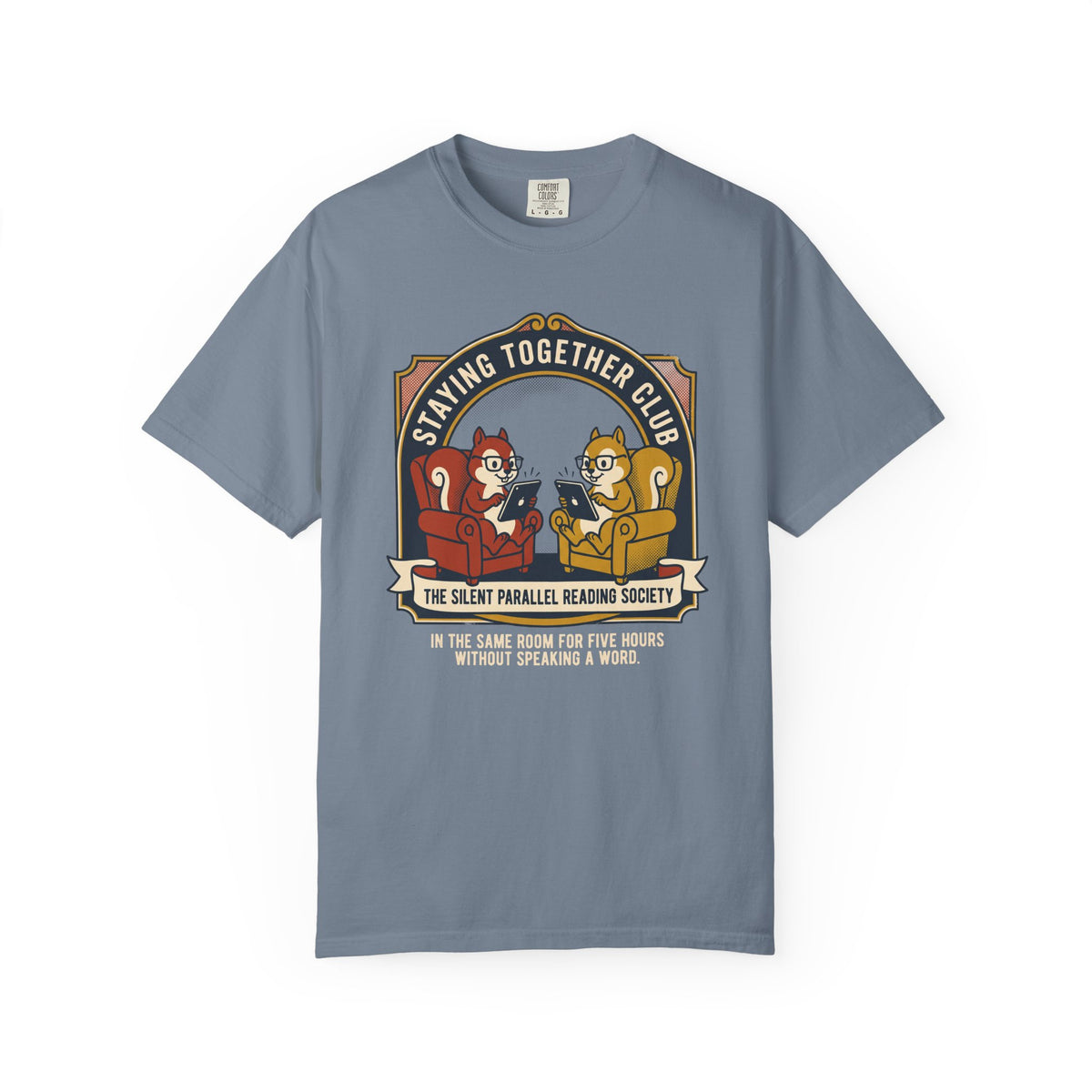 The Silent Parallel Reading Society – Funny Couples T-Shirt