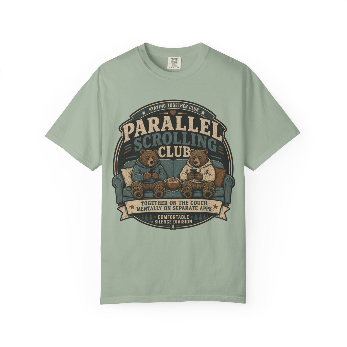 The Parallel Scrolling Club – Funny Couples T-Shirt