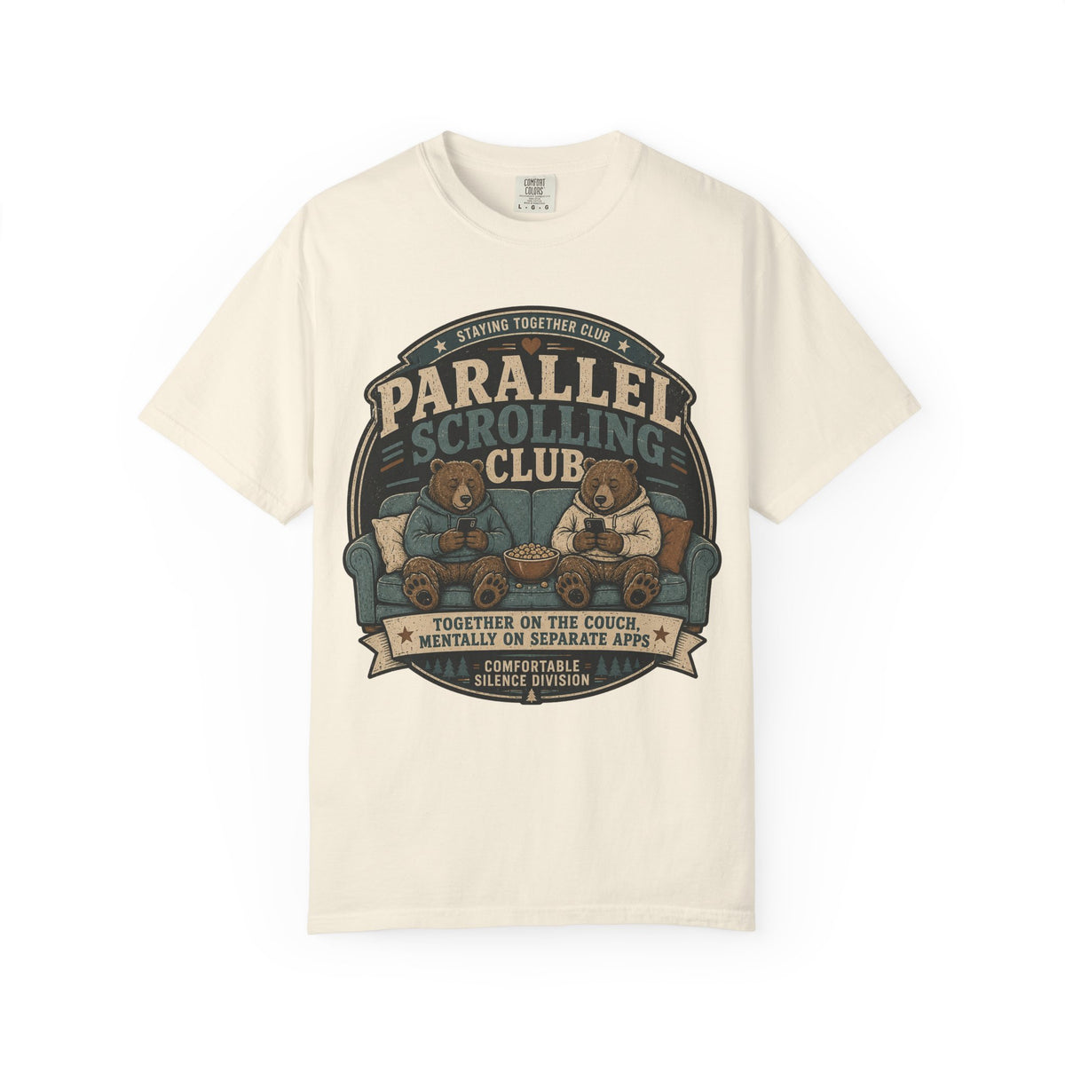 The Parallel Scrolling Club – Funny Couples T-Shirt