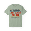 Just Remind Me To – Funny Couples T-Shirt