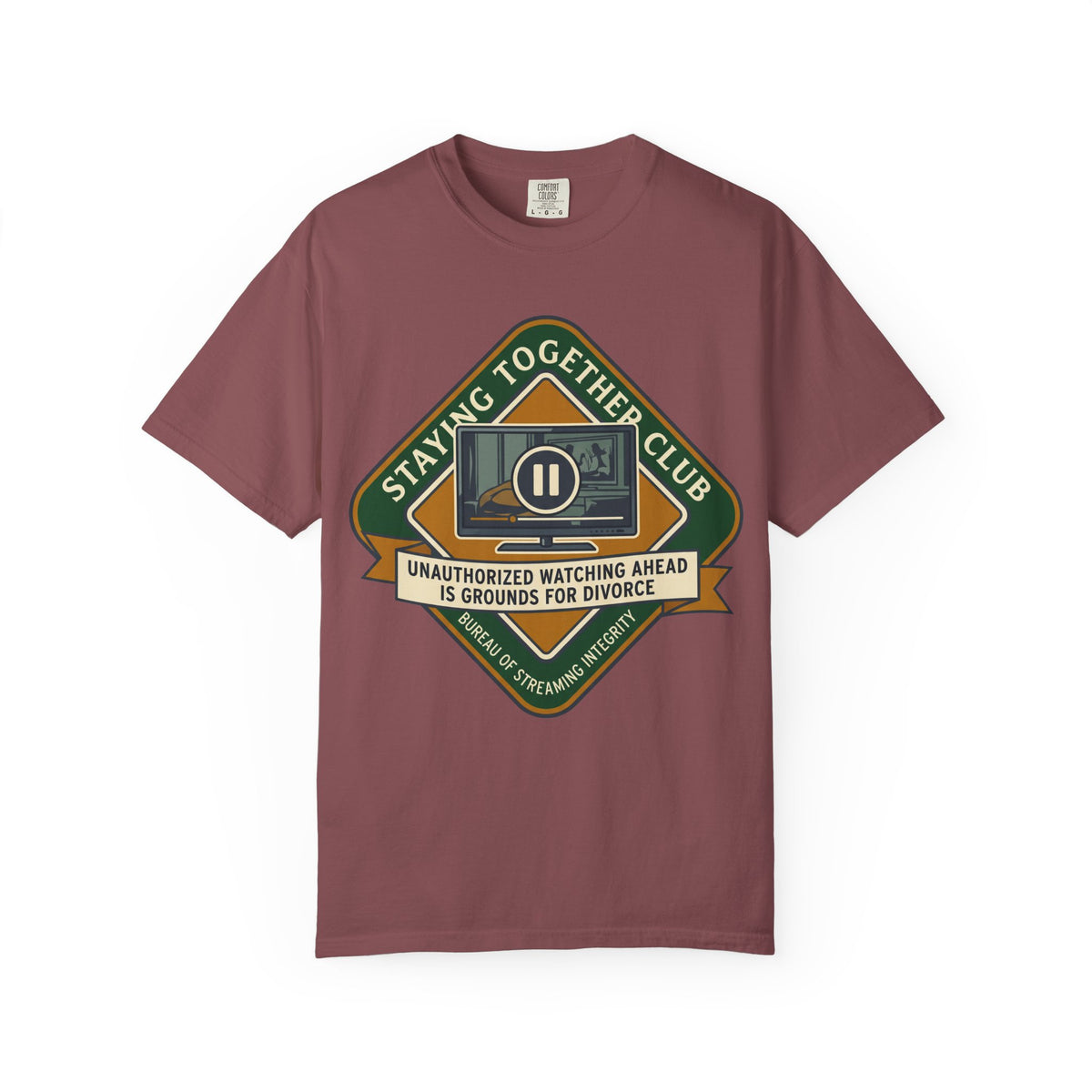 Unauthorized Watching Ahead – Funny Marriage T-Shirt