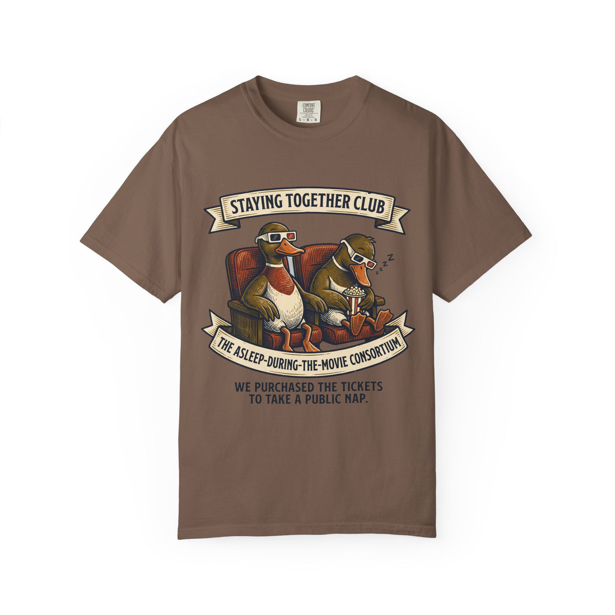 Asleep During the Movie – Funny Couples T-Shirt