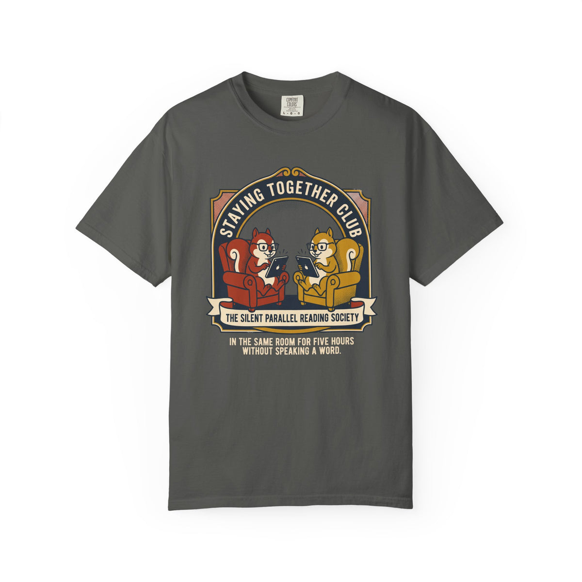 The Silent Parallel Reading Society – Funny Couples T-Shirt