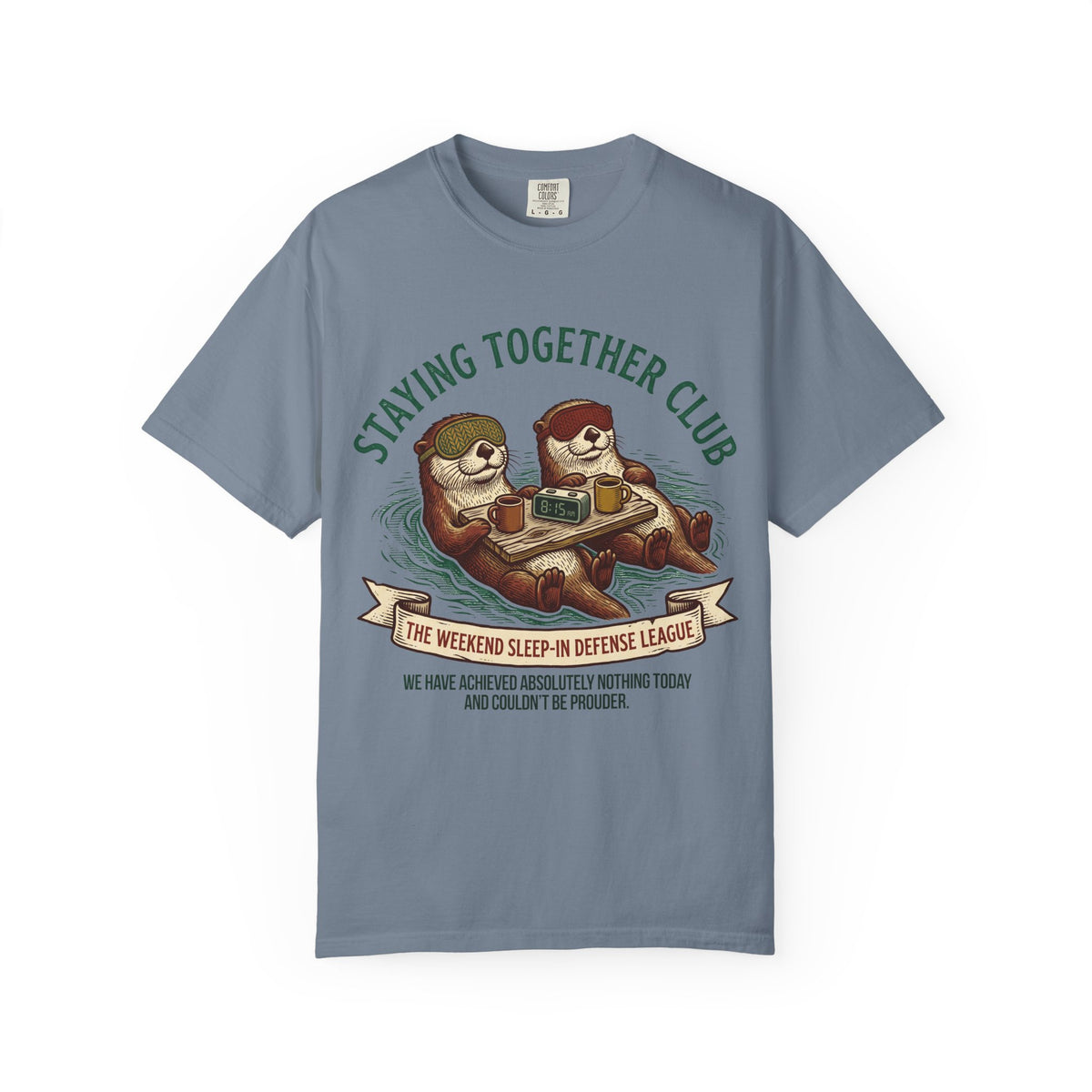 The Weekend Sleep-In Defense League – Funny Couples T-Shirt