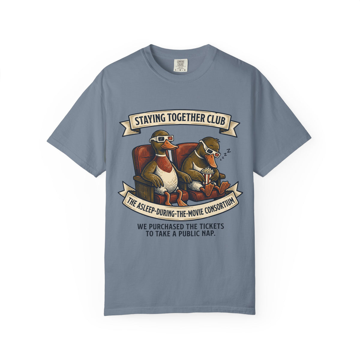 Asleep During the Movie – Funny Couples T-Shirt