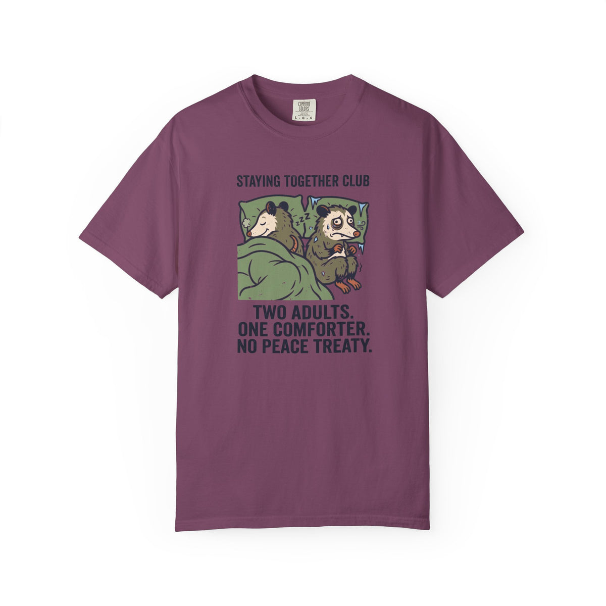 The Blanket Border Dispute – Funny Couples T-Shirt
