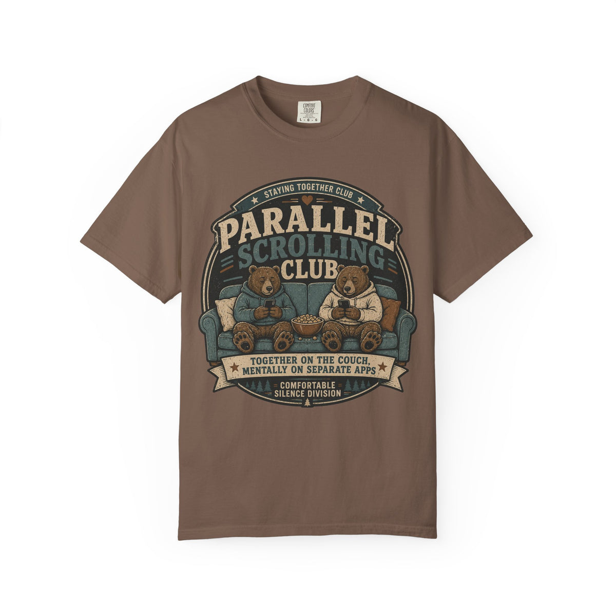 The Parallel Scrolling Club – Funny Couples T-Shirt