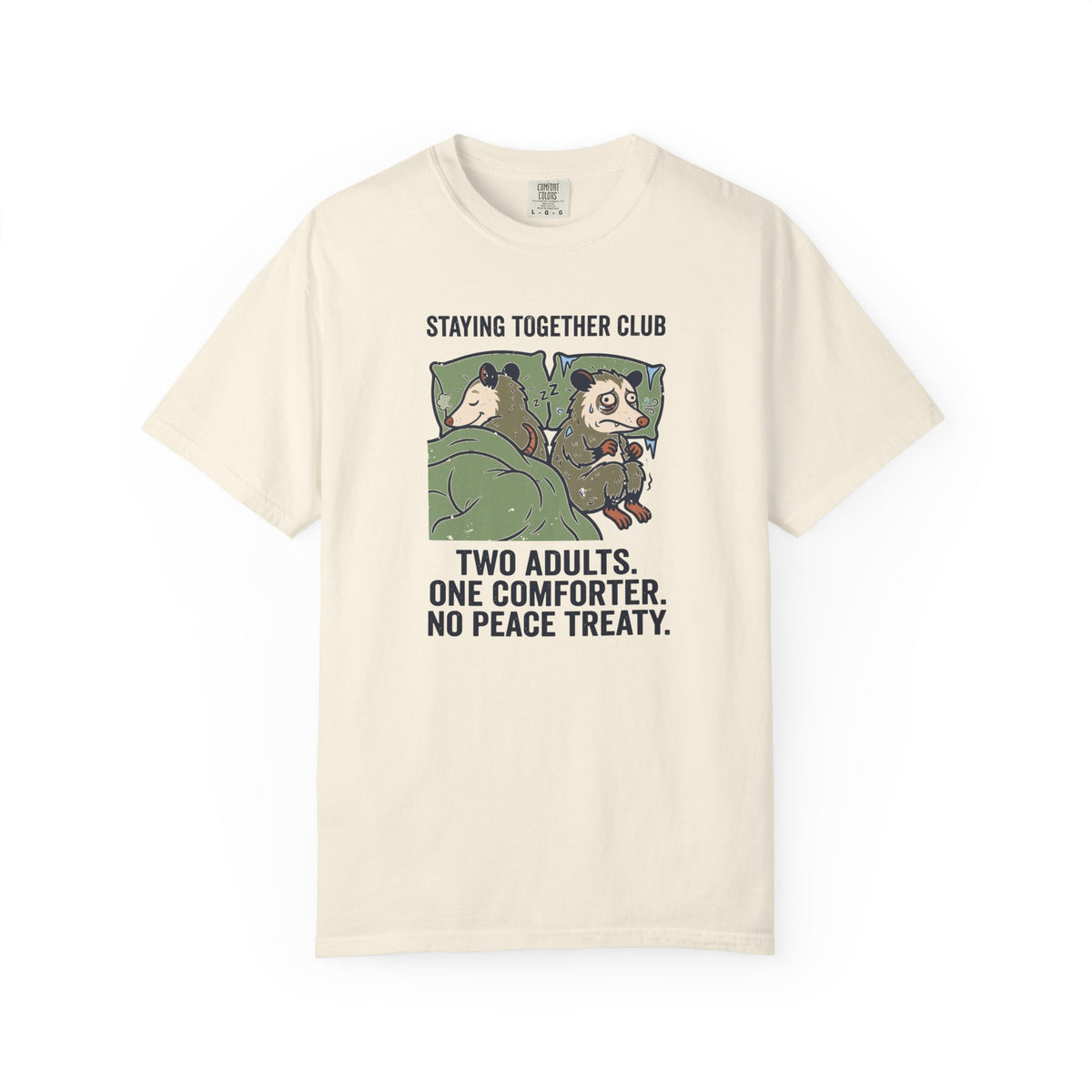 The Blanket Border Dispute – Funny Couples T-Shirt