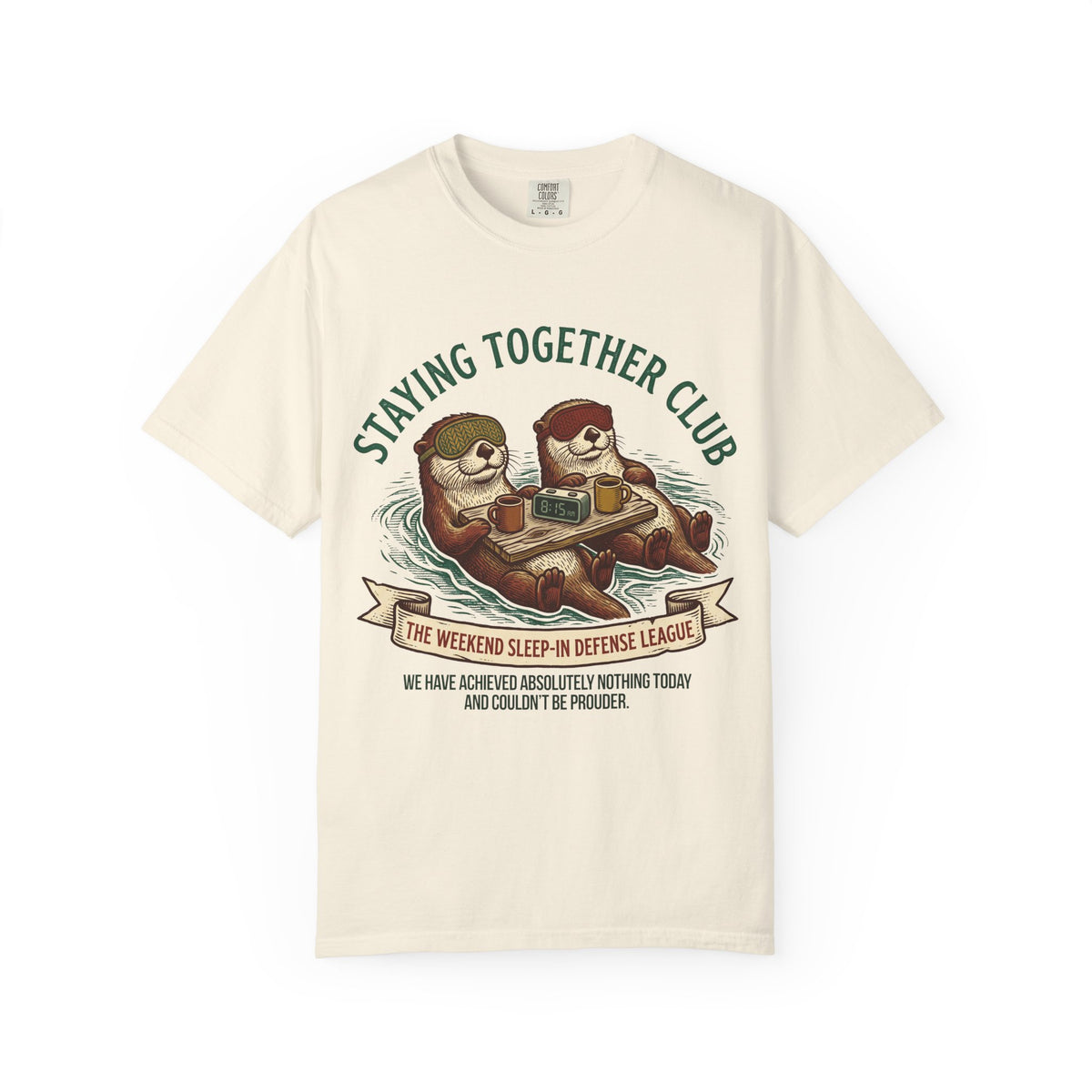 The Weekend Sleep-In Defense League – Funny Couples T-Shirt