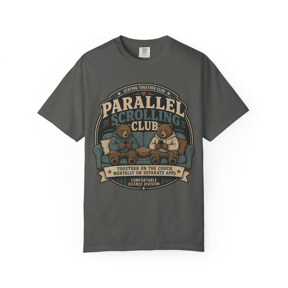 The Parallel Scrolling Club – Funny Couples T-Shirt