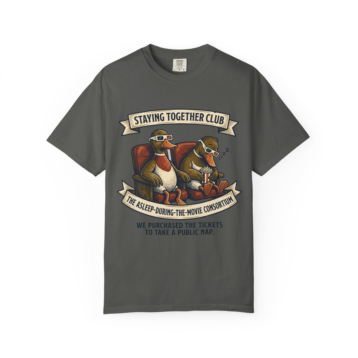 Asleep During the Movie – Funny Couples T-Shirt