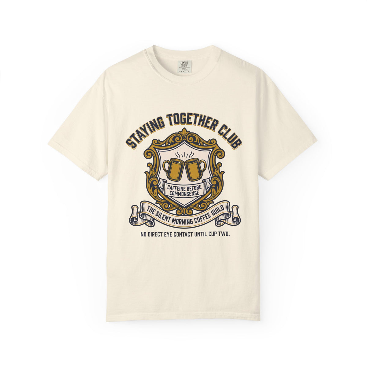 The Silent Morning Coffee Guild – Funny Couples T-Shirt