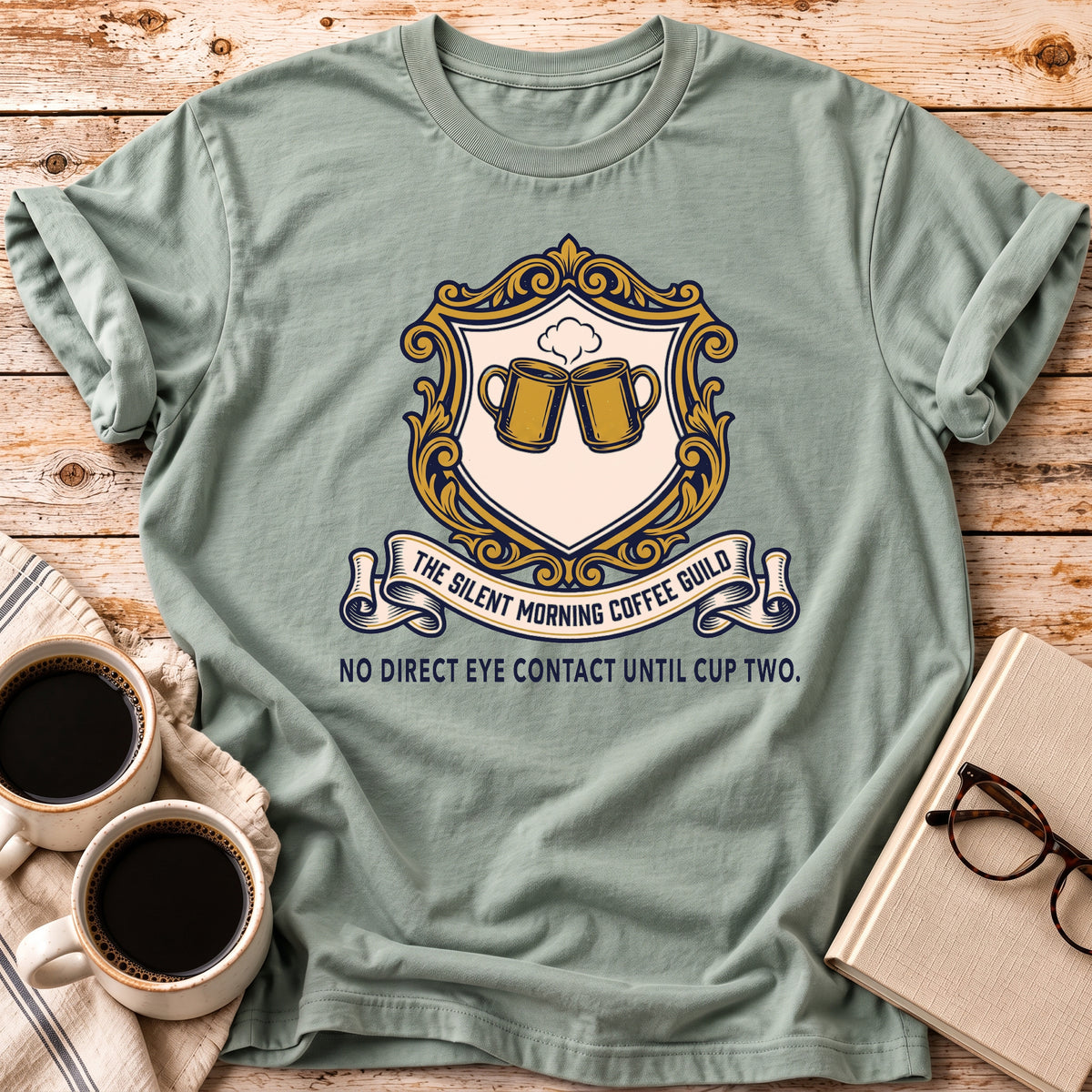 The Silent Morning Coffee Tee