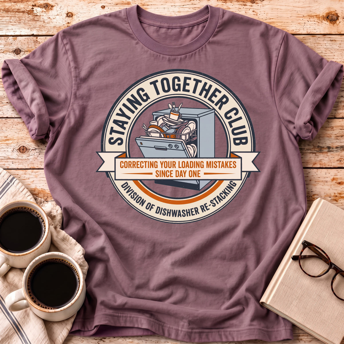 The Dishwasher Re-stacking Division Tee