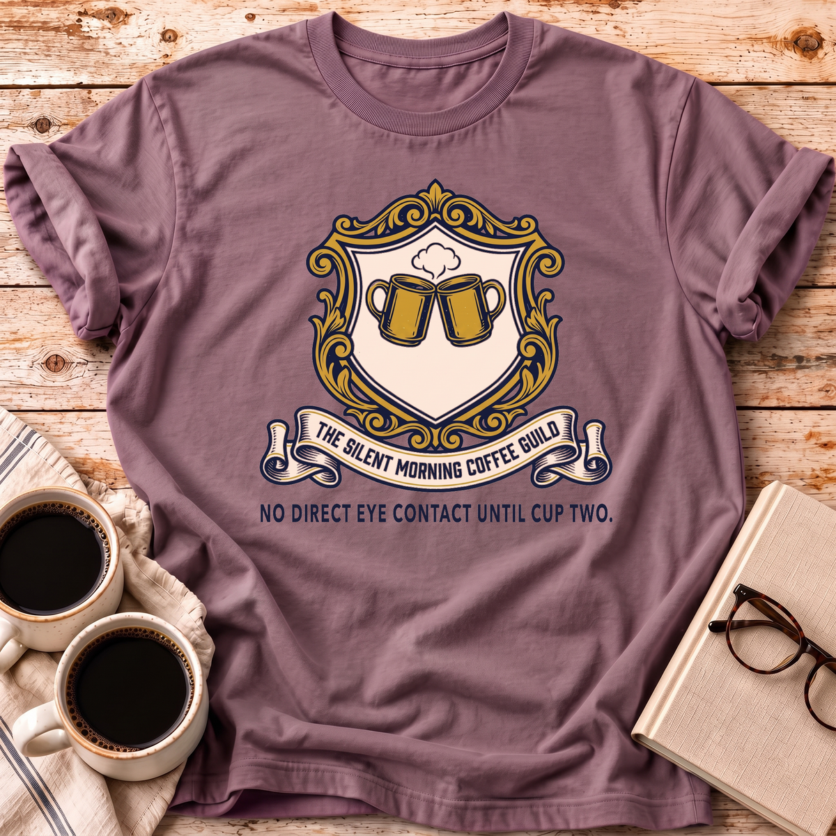 The Silent Morning Coffee Tee