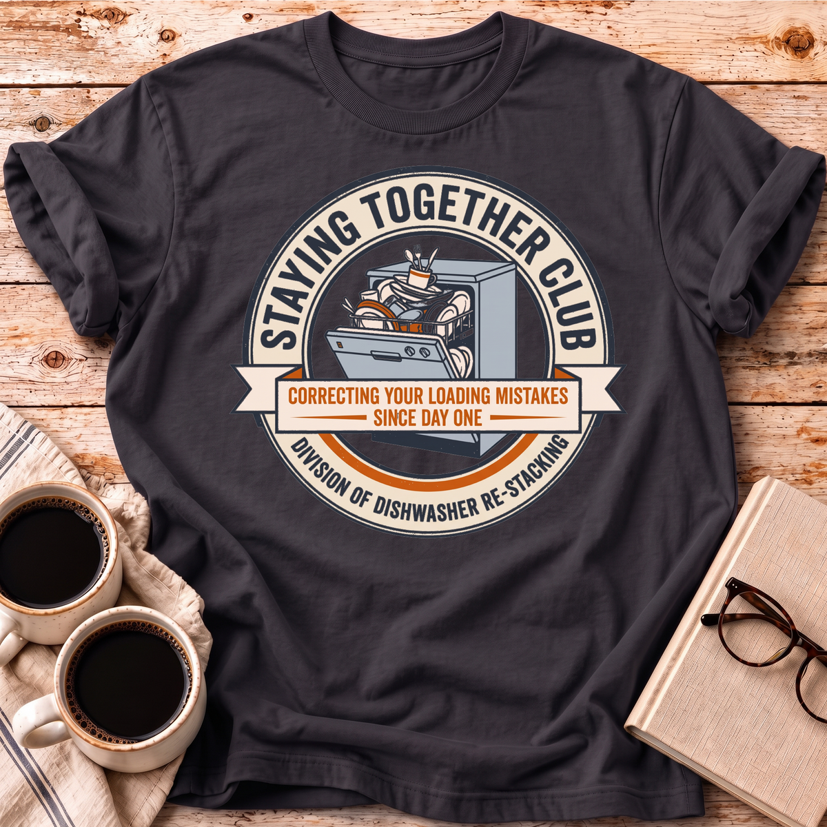 The Dishwasher Re-stacking Division Tee
