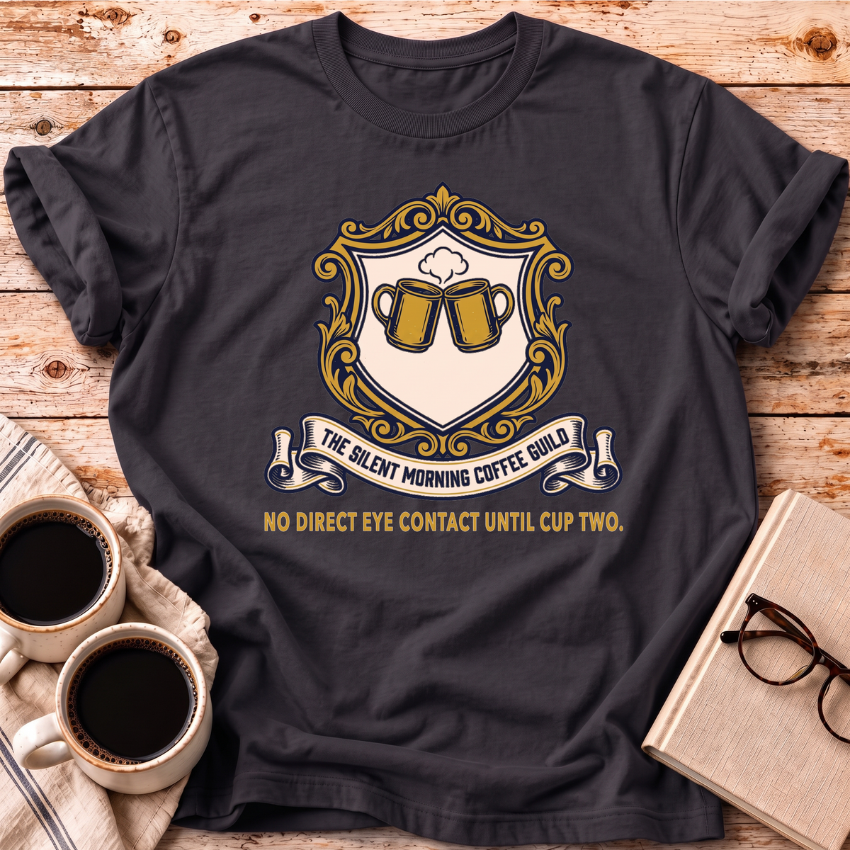 The Silent Morning Coffee Tee