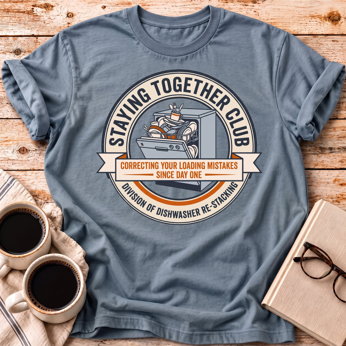 The Dishwasher Re-stacking Division Tee