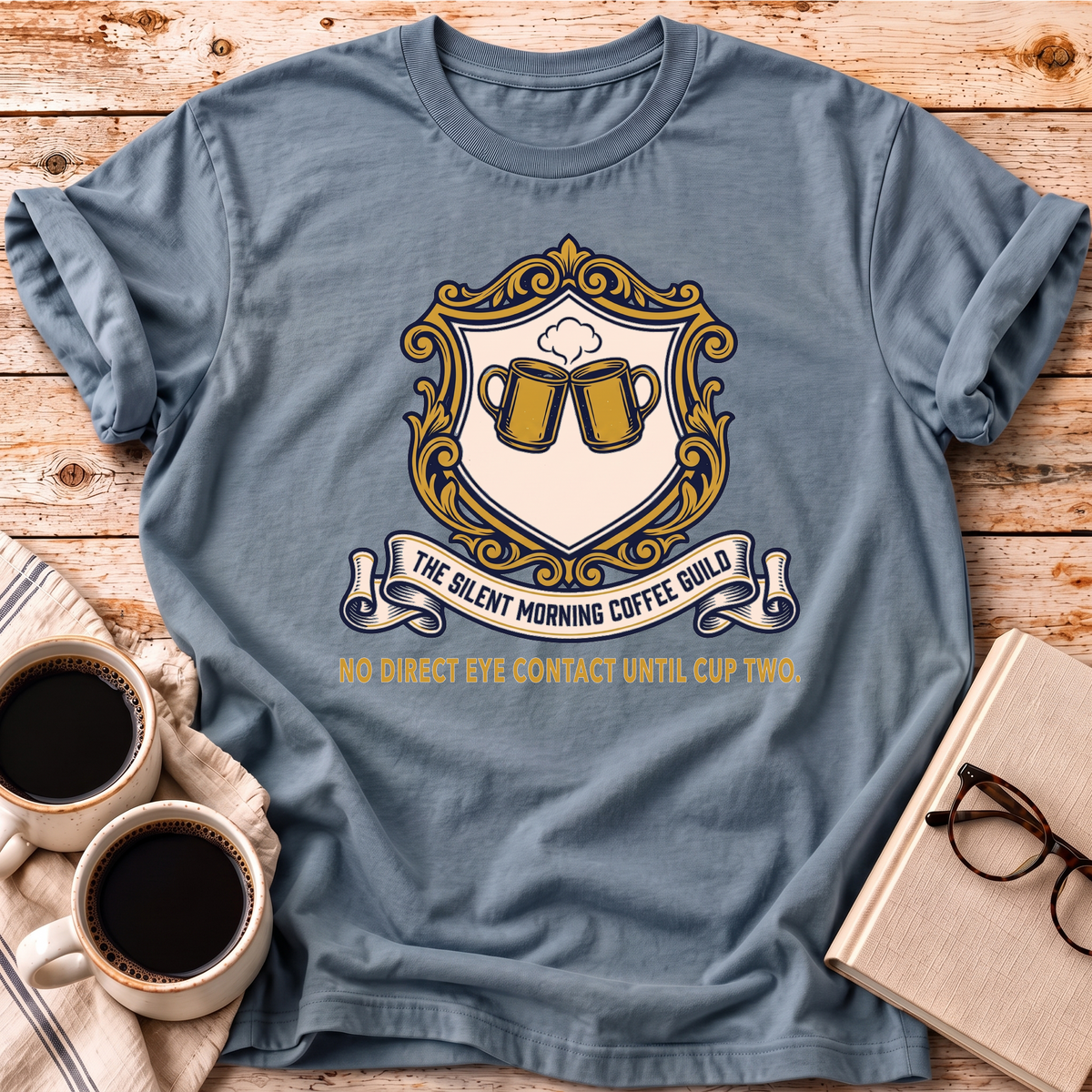 The Silent Morning Coffee Tee