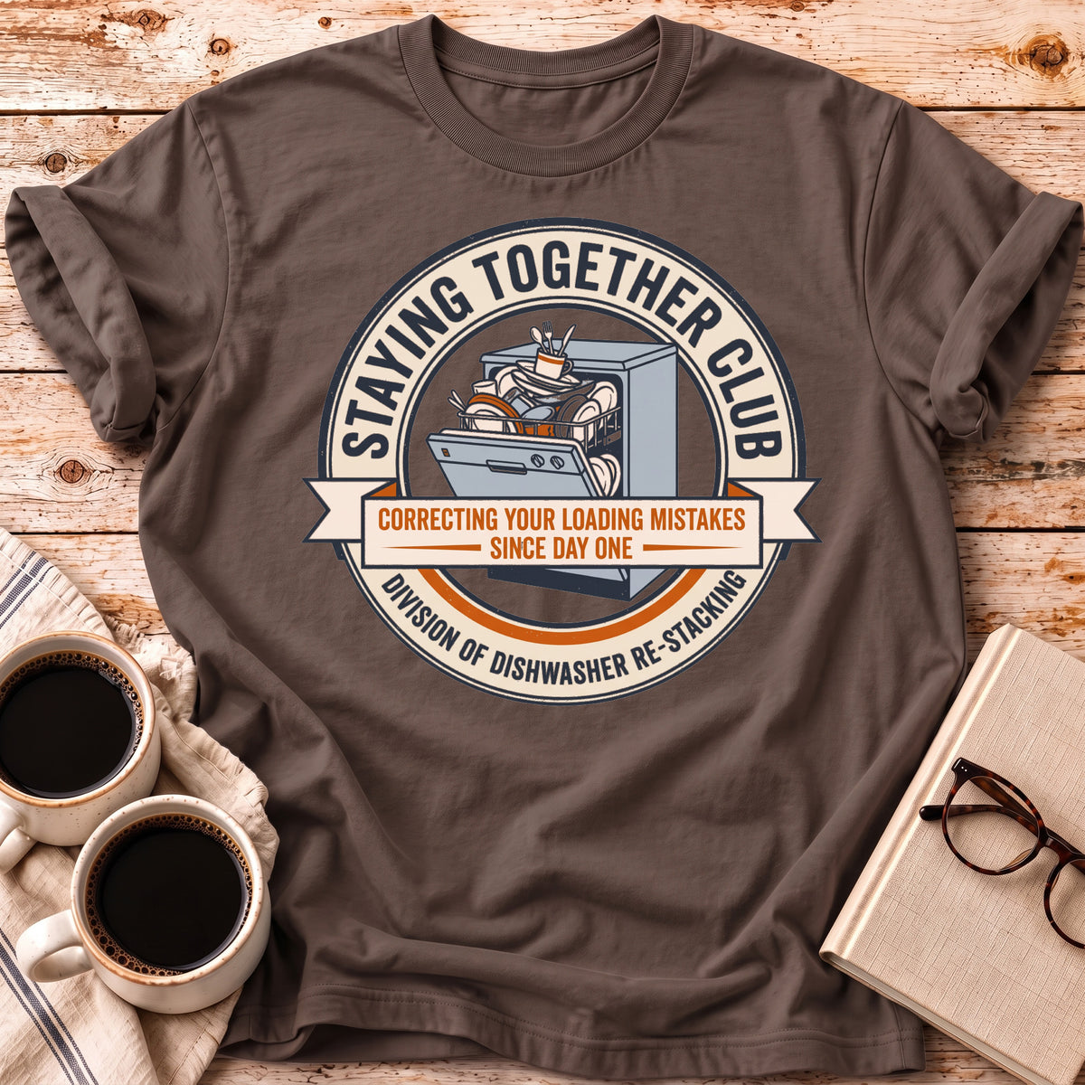 The Dishwasher Re-stacking Division Tee