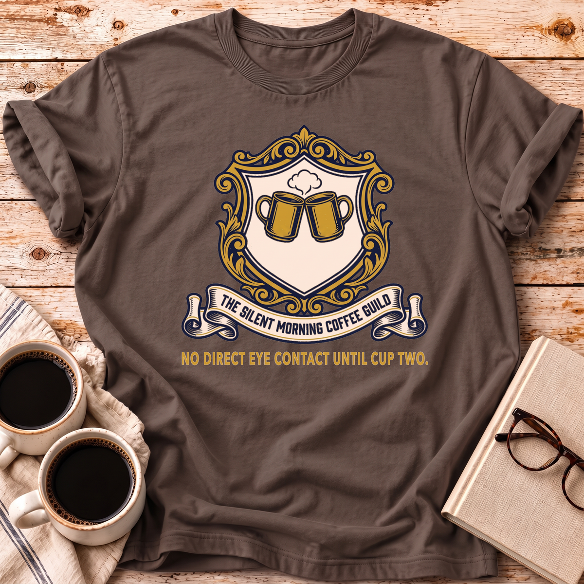 The Silent Morning Coffee Tee