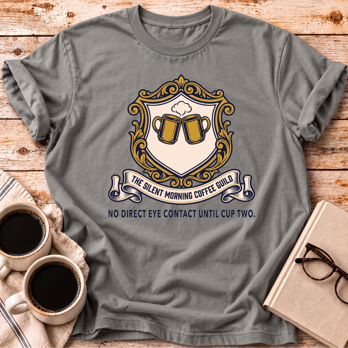 The Silent Morning Coffee Tee