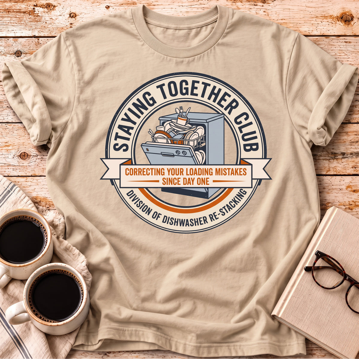 The Dishwasher Re-stacking Division Tee