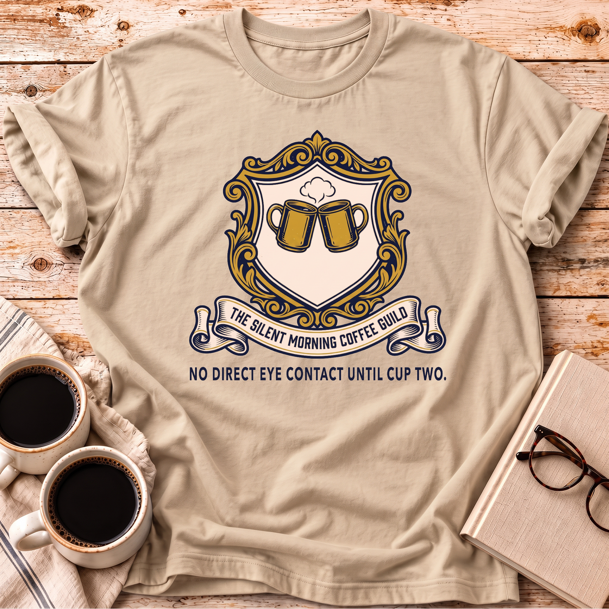 The Silent Morning Coffee Tee