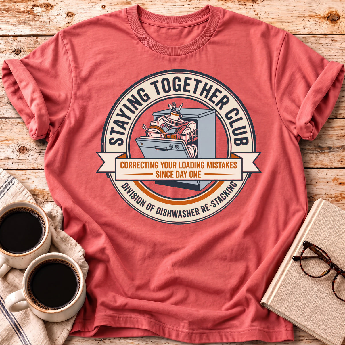 The Dishwasher Re-stacking Division Tee
