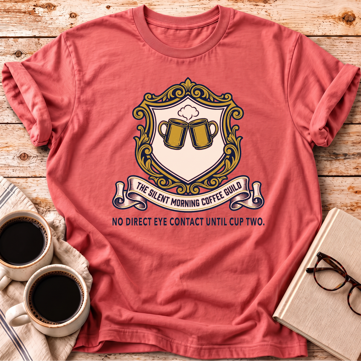 The Silent Morning Coffee Tee