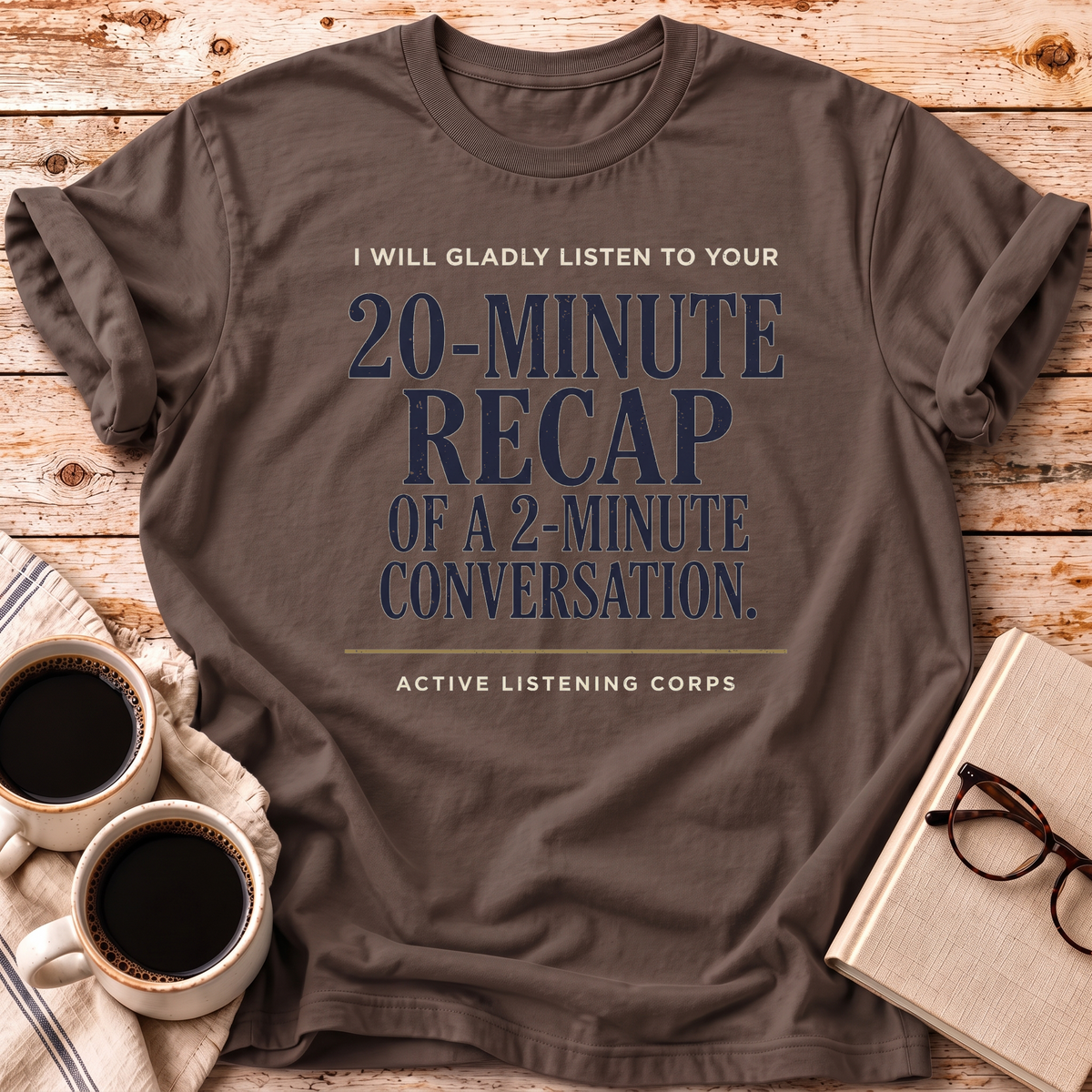 The Active Listening Corps Tee