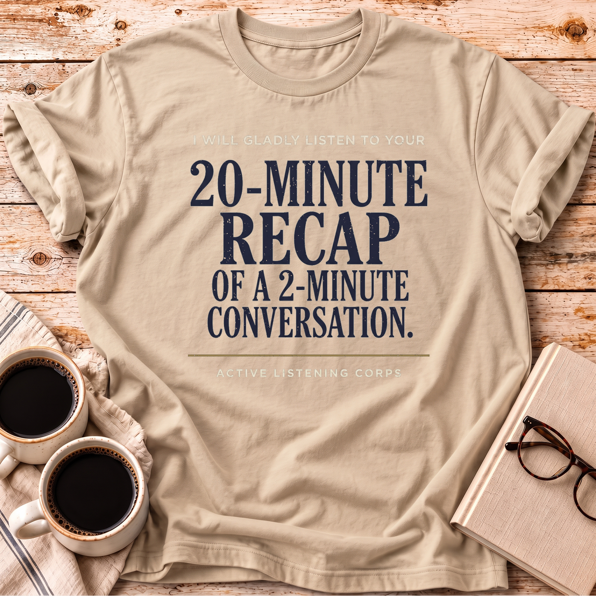 The Active Listening Corps Tee