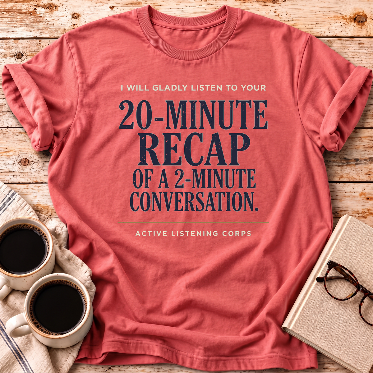 The Active Listening Corps Tee