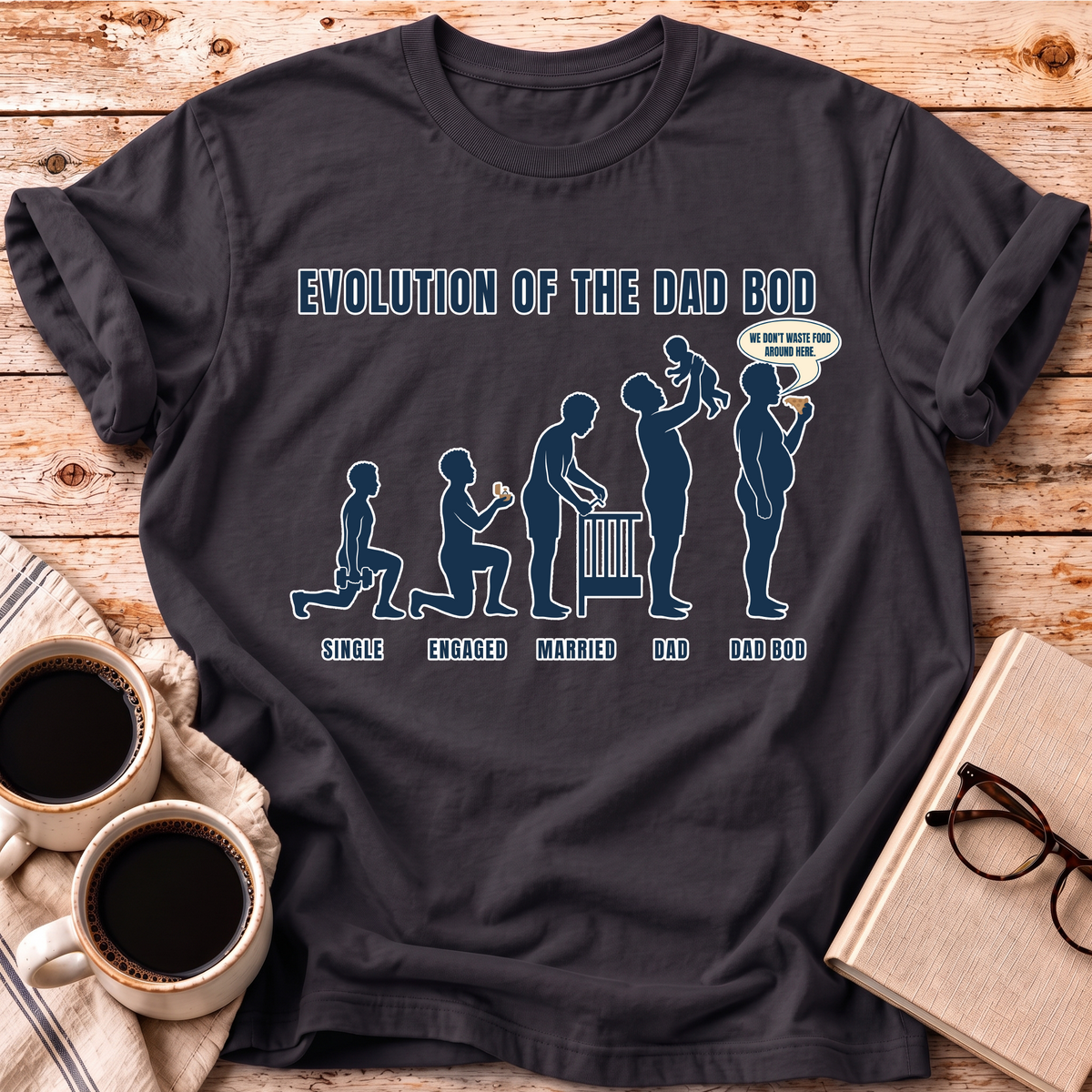 Evolution Of The Dad Bod Tee
