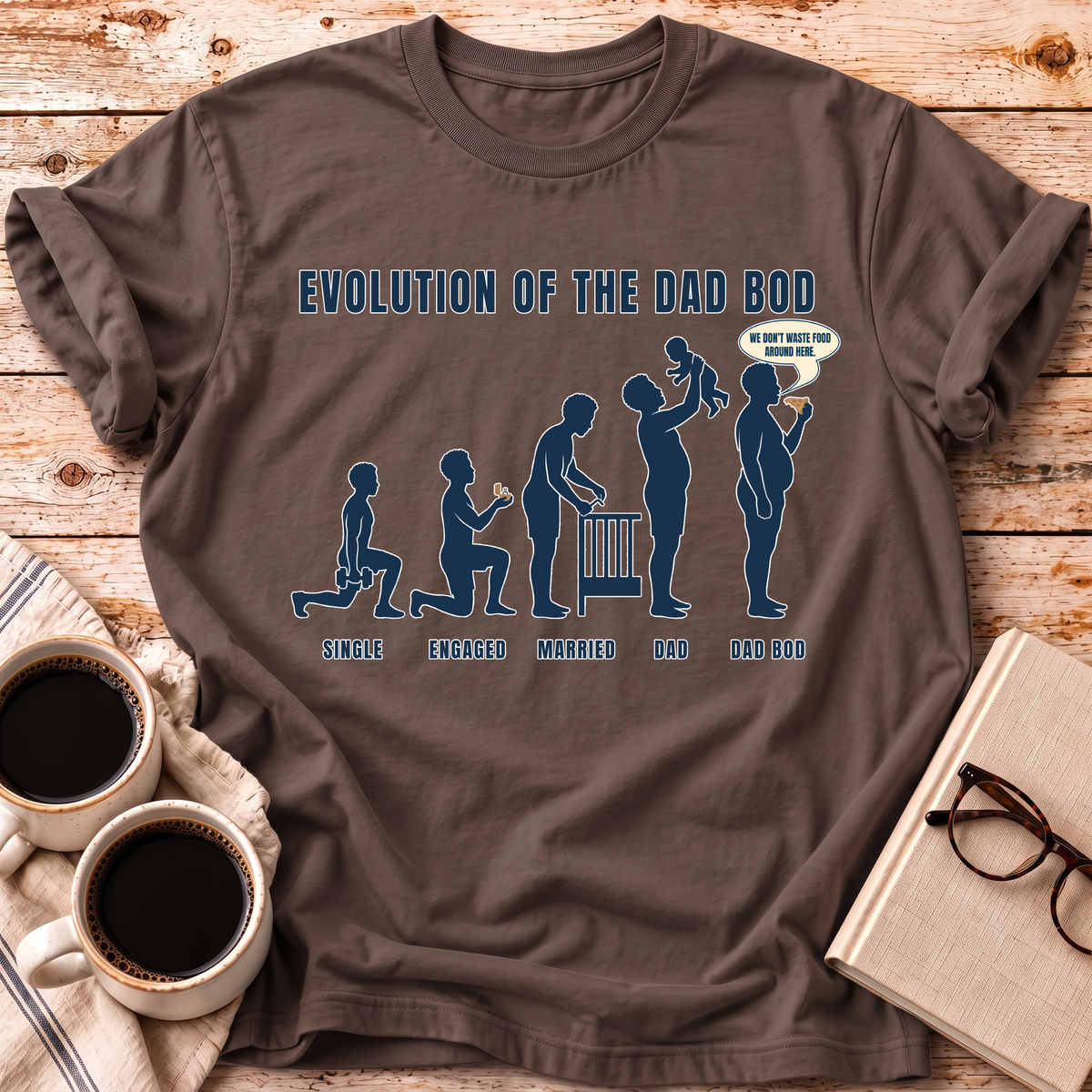 Evolution Of The Dad Bod Tee