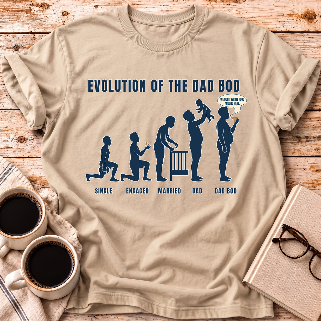Evolution Of The Dad Bod Tee