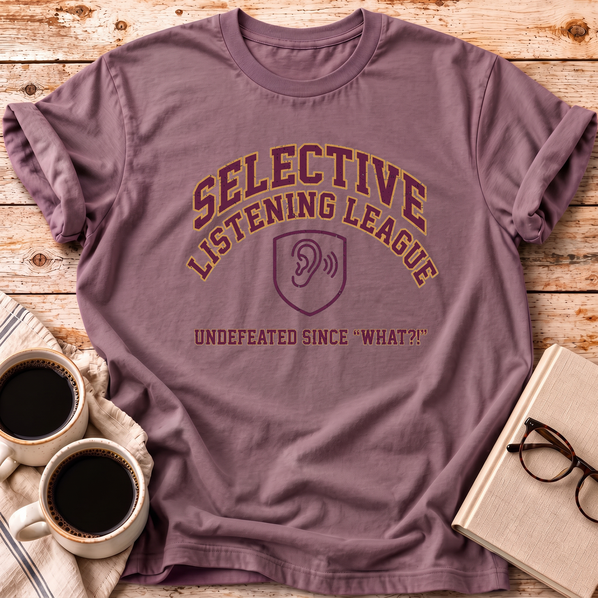 The Selective Listening League Tee
