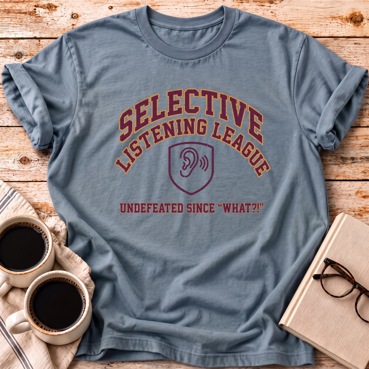The Selective Listening League Tee