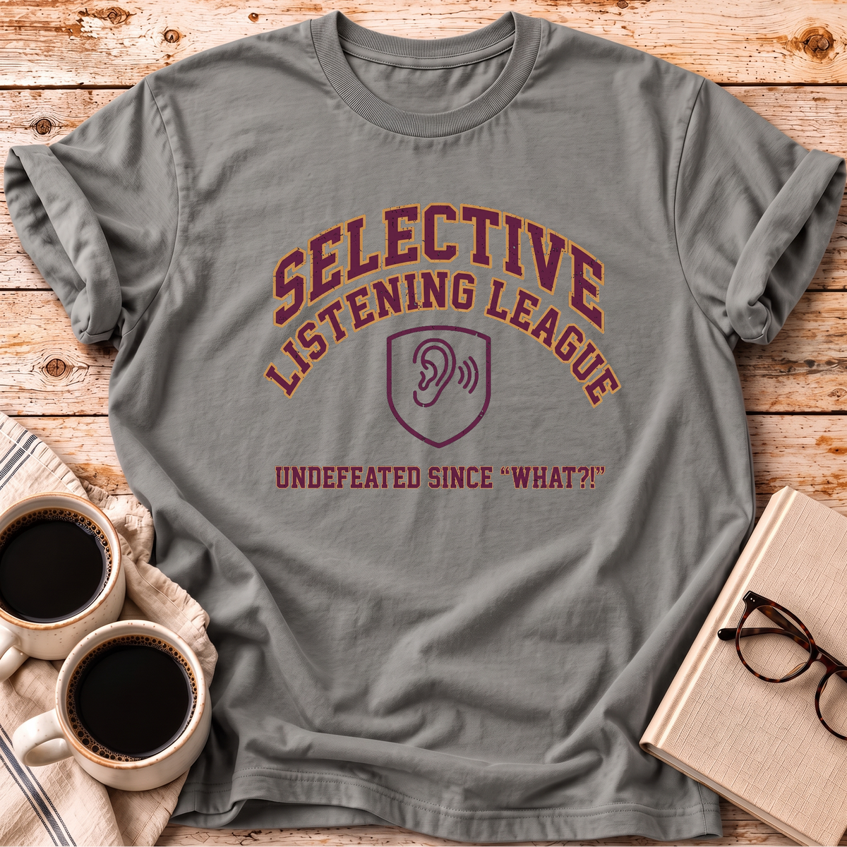 The Selective Listening League Tee