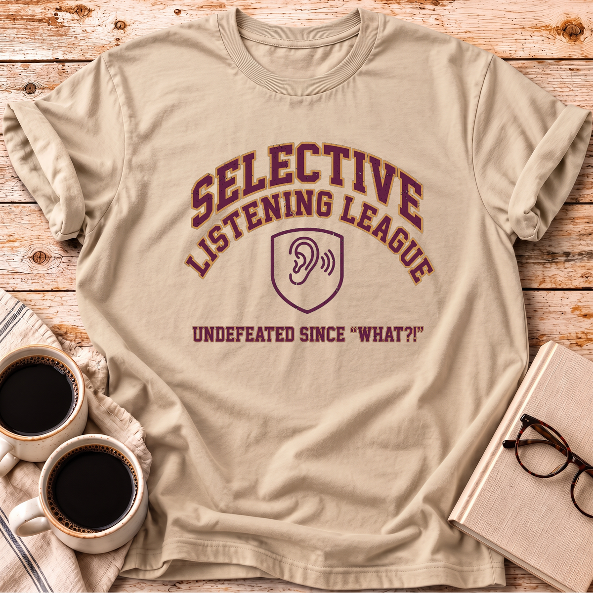 The Selective Listening League Tee