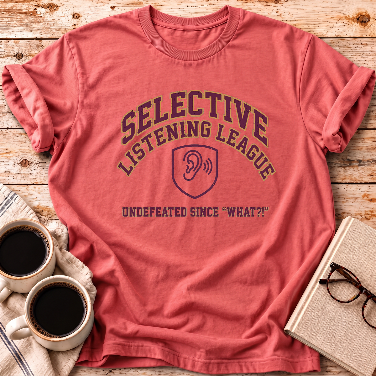 The Selective Listening League Tee