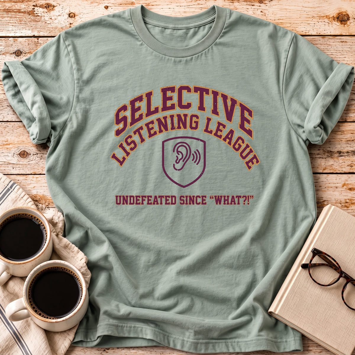 The Selective Listening League Tee